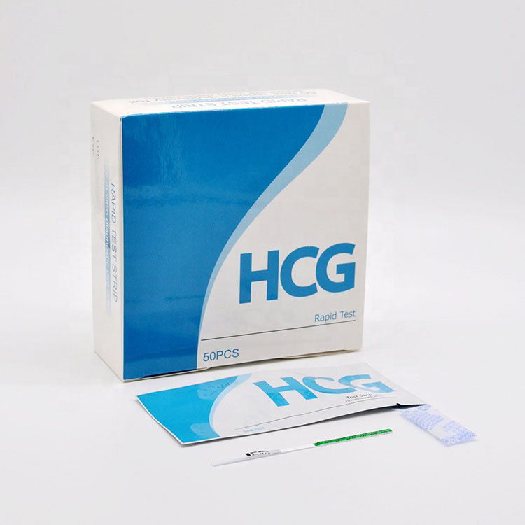 Test de bandă de sarcină HCG cu acuratețe de 99,9%.