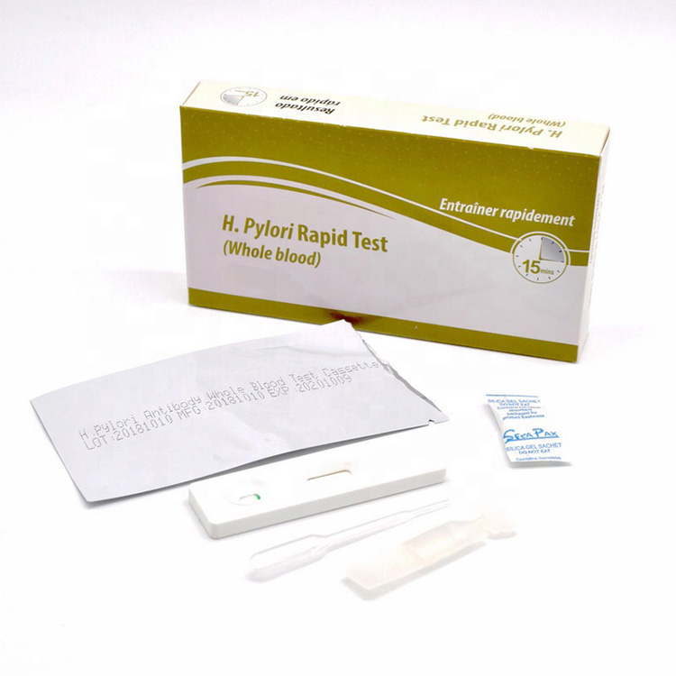 Caseta kituri de testare rapidă medicală H.pylori