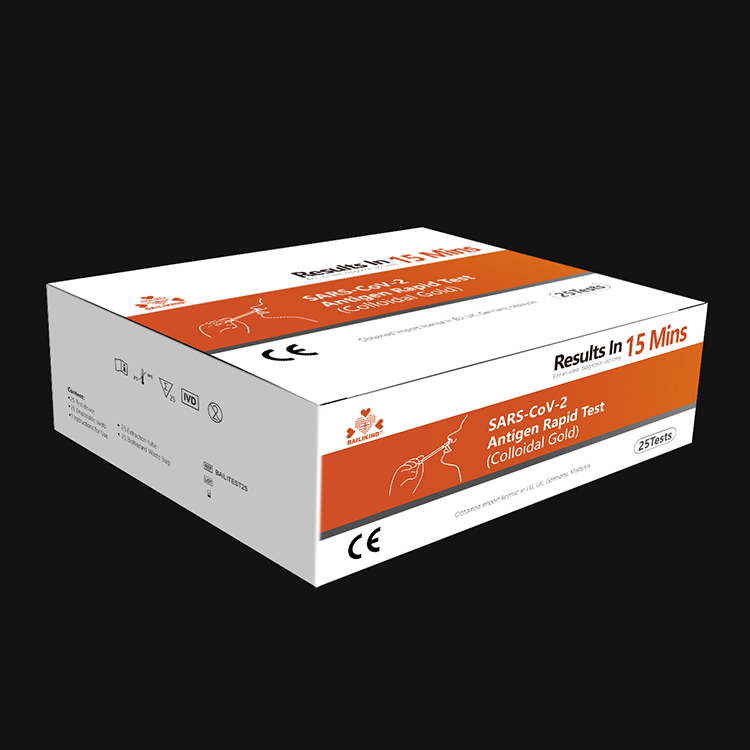 Test rapid antigen SARS-CoV-2 (aur coloidal)